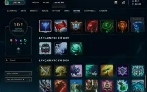 Conta Colecionador League of Legends