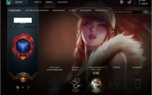 Conta Colecionador League of Legends