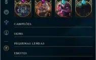 Conta League of Legends muitos champions DiamanteIV