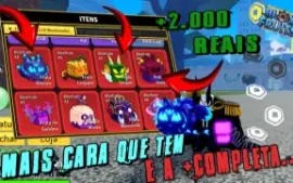 Conta Blox Fruits  ( Full Gamepass + Perma Fruits) 30K Robux