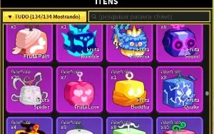 Conta Blox Fruits  ( Full Gamepass + Perma Fruits) 30K Robux