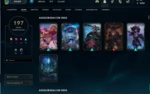 Conta de LOL e Valorant com skins em ambas!