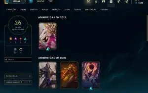 Conta league of legends