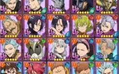 VENDA: CONTA THE SEVEN DEADLY SINS GRAND CROSS GLOBAL SDSGC