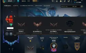 Ferro 1 com TODOS os champs e 279 Skins + 4 Ultimates