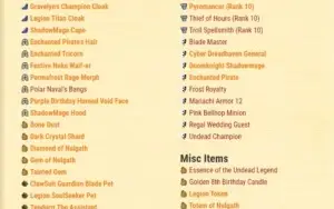 Conta aqw 11 anos + 600 AC's lvl 51
