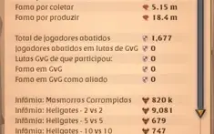 Conta albion 355m fama total. Tier 8 em coleta fibra e peleg