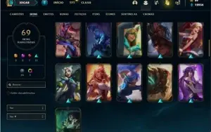 Conta Bronze 1 com 125 Champs e 69 Skins