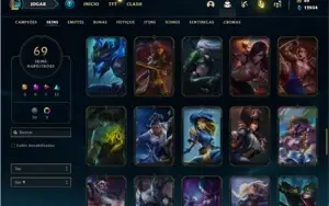 Conta Bronze 1 com 125 Champs e 69 Skins