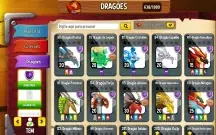 Conta Dragon City 17 Heróicos e 224 joias