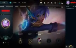 Conta de lol, platina season passada, 121 skins