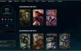 Conta Gold 2 com $150 em skins