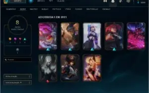 Conta Platina I League of Legends, mmr ruim, level 49