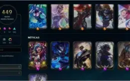 Conta LoL Platina - 449 skins