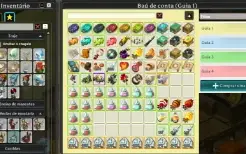 Conta Wakfu com profs muito upadas e 3 personagens upados