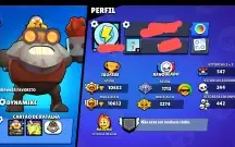 Conta brawl stars com 3 lendários e skins lendária do dyna