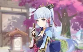 Genshin Impact Conta com Xiao, Zhongli, Venti, Ayaka C1 AR55