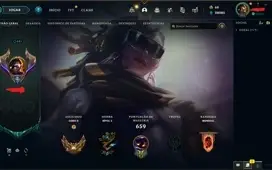 CONTA LOL LEAGUE OF LEGENDS 560 SKINS