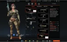 conta warface ptt 41 2 skins femininas