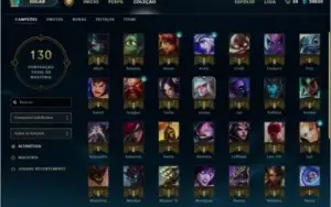 CONTA LOL NÍVEL 31 UNRANKED - 48 CAMPEOES - 20 SKINS