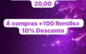 10K Gemas R$ 10,00| Anime Defenders