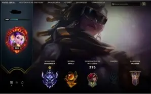 CONTA LOL DIAMANTE 4 / 203 SKINS