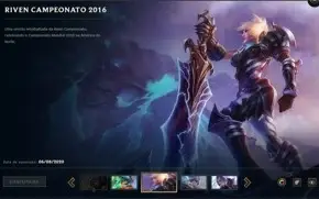 Conta de League of legends