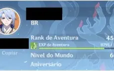 GENSHIN IMPACT CONTA COM AYAKA + VENTI + AYATO
