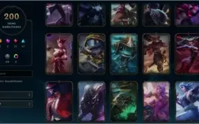 CONTA LOL 200 SKINS / PLATINA ULTIMA SEASON (MERCADO PAGO)