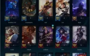 CONTA LOL 200 SKINS / PLATINA ULTIMA SEASON (MERCADO PAGO)