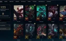 CONTA DIAMANTE 4 LOL