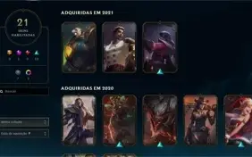 CONTA DIAMANTE 4 LOL