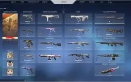 Conta valorant Plat 3 com skins (com chaveiro de imortal)