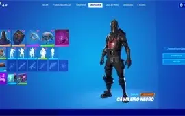 CONTA FORTNITE 70+ skins CAVALEIRO NEGRO+ 2k VBUCK