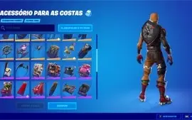 CONTA FORTNITE 70+ skins CAVALEIRO NEGRO+ 2k VBUCK