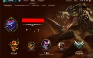 Conta De League Of Legends, Prata 3, Nível 35