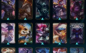 CONTA DE LOL LVL355, MMR de esmeralda, 99 skins