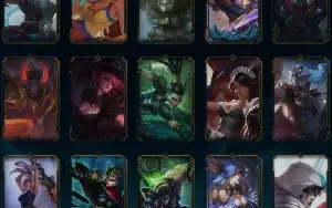CONTA DE LOL LVL355, MMR de esmeralda, 99 skins