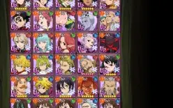 Conta Seven Deadly Sins: Grand Cross 7Ds (4k300 diamantes)