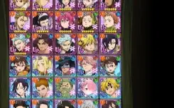 Conta Seven Deadly Sins: Grand Cross 7Ds (4k300 diamantes)