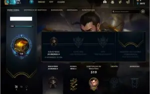 Conta bronze 2 com 91 champs e 39 skins
