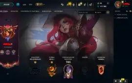 Conta de LoL de 2013 | 266 skins, 293 emotes, 509 ícones e +