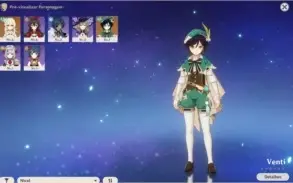 Genshin Impact / AR 7 / Venti + Xiang ling constelação +3