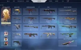 Conta de vava com mais de 100 skins
