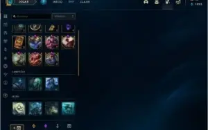 Conta Lol plat IV lvl 100 66% de winrate 64 champ 24 skin s6