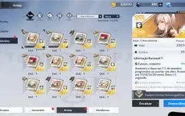 Conta tower of fantasyLV 74+ Server (Phoenix) South América
