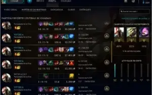 CONTA LEAGUE OF LEGENDS OURO 5