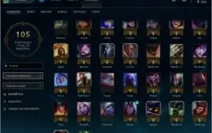 CONTA LEAGUE OF LEGENDS OURO 5