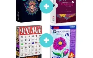 Wilcom Embroidery Studio E4.2 mais Coreldraw X8