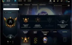 Conta ouro 4 com 9 skins e 32 champs